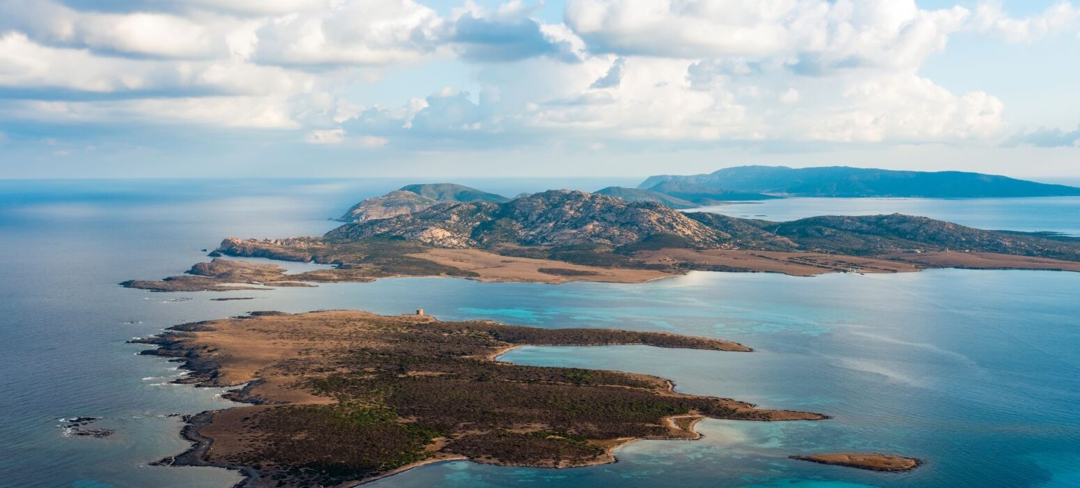 parco nazionale dell'asinara - vista dall'alto