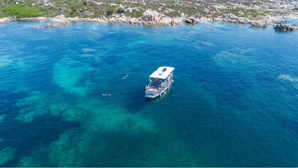 Una gita in barca all'Asinara di un giorno intero
